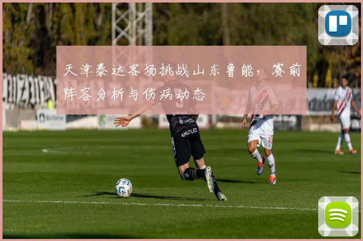 天津泰达客场挑战山东鲁能，赛前阵容分析与伤病动态